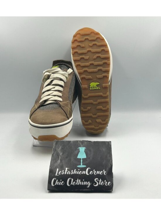 Sorel Men\'s Brown Tan Gray Leather Mackenzie Hiking Outdoor Shoes  Size 8.5 3416 main image 11